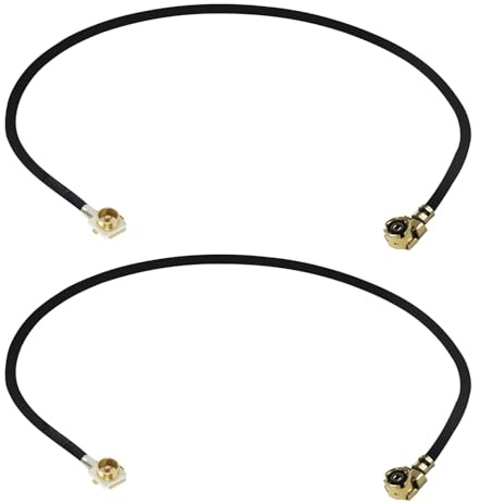 Fohevers 2 Stück U.FL IPX IPEX Stecker auf IPEX Buchse Koaxial Kabel 1.13mm Antenne Verlängerung Kabel 15CM(6 Zoll) für WiFi Router Antenne Drahtlos