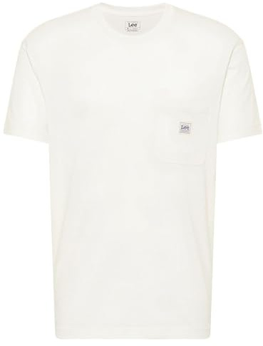 Lee - T Shirt Herren - Relaxed Fit - Ww Pocket Tee - Ecru