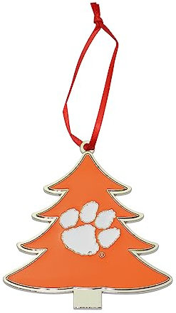 Clemson Tigers Weihnachtsbaum-Ornament aus Metall