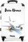 NoBoringSuitcases.com® Koffer personalisiert, Reisekoffer Kinder, 67x43x25cm - Koffer Kinder, Kinderreisekoffer - Hartschalenkoffer - Flugzeug - Mittelgroß mit Rollen - Koffer mit Namen