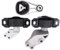 Motorlager Gummilager Motorhalter Halter Motor Lagerung Motoraufhängung Gummimetalllager Getriebelager Motorlagerung vorne mitte unten links und rechts für Fortwo Coupe 451 Fortwo Cabrio 451