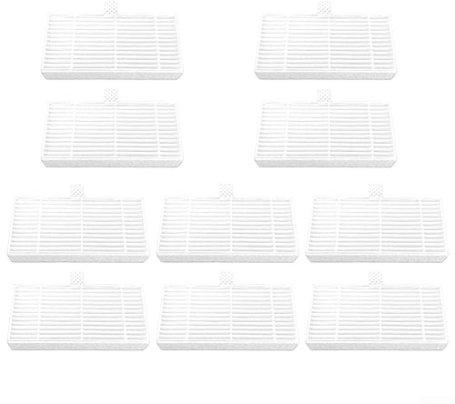 10 Stück Filter passend für MAMNV BR150/BR151, für ZCWA BR150/BR151, für ONSON BR150/BR151, für GTTVO BR150/BR151, für MANVINS G20 Roboter-Staubsauger, HEPA-Filter