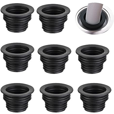 Fayemint 10 Stück Abflussrohrdichtung Deodorant, Abflussrohr Siphon Dichtung, Channel Seal Ring, für Küche, Bad, Waschmaschine, Waschbecken