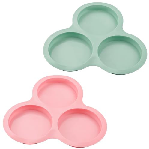 Vanyibro 2PCS Silicone Muffin Trays,Baking Tray for Cupcake Cases, Egg Muffin Maker, and Air Fryer Egg Mold,Compatible with 6QT-10QT Air Fryers