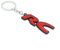 KardoL Porte clés de Voiture Porte-clés Accessoires Compatible avec pour Peugeot RC 207 Sport GT 308 306 206 208 - métallique - Cadeaux d'amateur de Voiture,S-B