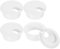 QUARKZMAN Cache-Trou de Câble Passe Cable Bureau, Lot de 4 Cache-Trous de Câble en Abs de 38 mm/1-1/2 Pouce pour Bureau, Organiseur de Câbles pour Ordinateur de Bureau, Blanc