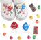 KASESSS 14 Pcs Charmes Chaussure, Pins Chaussures pour Crocs, Breloque pour Sabots, Tridimensionnel Jibbitz Charm Chaussures, Shoe Decoration Dessin Animé, Bijoux de Chaussures pour Enfant Adulte