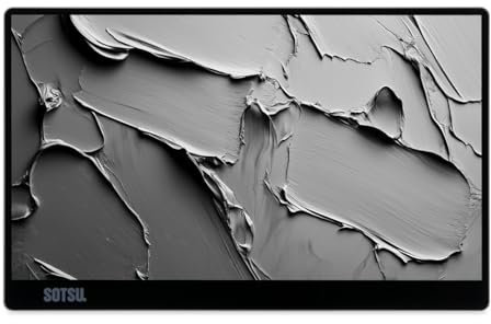 SOTSU FlipAction Go 14'' Portable Monitor | MacBook Color Matching | Robust but Lightweight | Tempered Glass | 1080p | 400 Nits | 100% sRGB | 5W | Super Versatile | USB-C or Mini-HDMI (Metallic Gray)