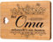 Geschenk Oma Geburtstag, Muttertagsgeschenk für Oma, Oma Geschenke zum Geburtstag, Oma Geburtstagsgeschenk, Geschenk für Oma - Bambus Schneidebrett Leichtgewicht 21.5 * 28CM
