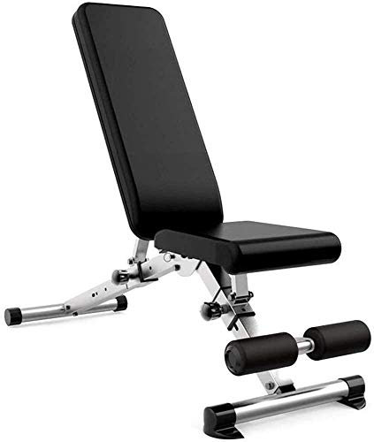 Verstellbare Hantelbank, Hantelbank, Heim-Fitnessstudio, multifunktionales Sit-Up-Board, Bauchmuskel-Fitnessgerät, Klappbank
