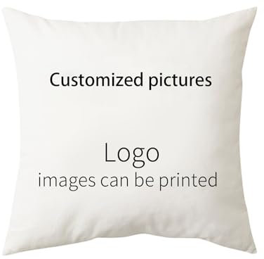 RMBLYfeiye Personalisierte Kissen mit Foto, Foto Bild, Kissenbezug eigenem und Text, personalisiert füllung 45x45