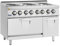 Royal Catering Electric Cooker with Oven - 19.1 kW - 6 hot plates - 120 x 73 cm - Pro 730 Series - Royal Catering Electric stove with oven Freestanding electric cooker Freestanding oven with hobs