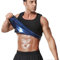 Towintec Canotta Maglietta Sauna Uomo Dimagranti Sudore Camicia Sauna Tute calde Intrappolamento del calore per la Perdita di Peso Corsa Shapewear Gilet per Sportiva Fitness Allenamento