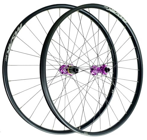 AuroraXQ Mountainbike Laufradsatz 26 27,5/29 Zoll Durch Achse 15x110mm Vorderräder DT 54T 28H MTB Scheibenbremse 12x148mm Hinterrad für 1,5-2,8 Reifen(1 Pair Wheels_26 inch)