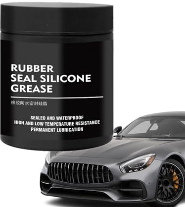 Rubber Seal Lubricant, Silicone Grease, Long-Lasting Protection, Water Resistant Formula, High Temperature Stability, Ideal for Automotive Maintenance, Oil Cylinders