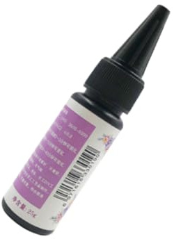 Angoily UV Harz Harter UV Resin Kleber mit Flüssigpigment Schwarz für Schmuckherstellung DIY Basteln Epoxidharz Transparent und Vergilbungsfrei