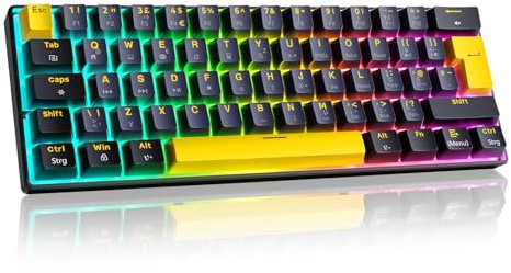 Free wolf Magic-Refiner MK37 Kabelgebundene 60%-HE-Tastatur (deutsches) | QWERTZ, Rapid Trigger, Magnet-Schalter, 8K Hz, Ultra-Präzision 0,04mm RT