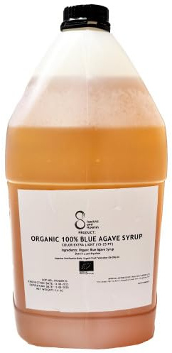 Agave Syrup 5.6kg | Mexican Natural Blue Agave Liquid Sweetener | Perfect for Drinks, Baking & Cooking
