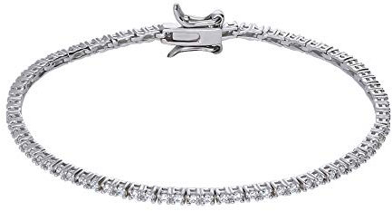 Stroili - Bracciale tennis in argento 925 e zirconi per Donna