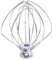 K45WW Wire Whip Compatible with KitchenAid Mixer Accessories Stainless Steel Whisk Tilt-Head Stand Mixer Replacement Flour Cake Balloon Whisk by Poweka