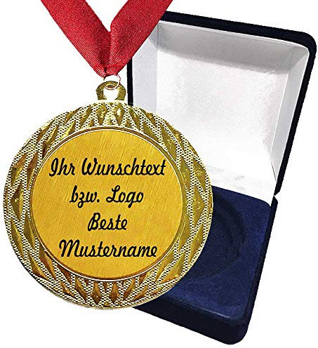 Larius Group Medaille Orden Endlich Rentner bzw. Ihr Wunschtext Geschenk für Rentner zum Renteneintritt (mit Wunschtext, Halsband UND Schachtel)