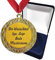 Larius Group Medaille Orden Endlich Rentner bzw. Ihr Wunschtext Geschenk für Rentner zum Renteneintritt (mit Wunschtext, Halsband UND Schachtel)