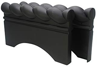Linic Black Colour Full Rope Top Plastic Garden Border/Lawn Edging. UK Made. (X8172) Free UK Postage. (40)