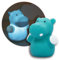 Reer lumilu Mini Zoo Hippo, süßes Nilpferd-Nachtlicht, tolles Taufgeschenk, Geburtstags-Geschenk für Jungen und Mädchen 52353 blau
