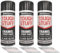 HitlineUK Black Spray Paint, Gloss Black Enamel, (3 X 400ml can) Fast Dry, Spray Paint for Metal, Wood, Stone, Cardboard and Paper