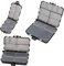 OKVGO 3pcs per Set Fishing Tackle Box of Fishing Accessories Storage Organizer Box for Sea and Carp Coarse Fishing Lures Hooks Swivels Baits Beads Tube Sleeves Clips 3 Size Black
