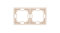 Simon Basic Standard 5902787568399 Marco doble liso beige BMR2/12 Contact Simon