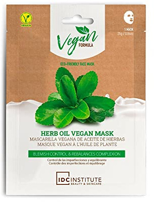IDC INSTITUTE Herb Oil Vegan Mask 25G Blemish Control & Rebalances Complexion