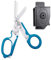 Elegital Notfall-Schere, Edelstahl, faltbare Schere, Zange, Outdoor-Camping, Rettungsschere, Werkzeuge, blau