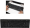 Teclado con distribución QWERTY, Teclado con Teclado numérico a la Izquierda de 109 Teclas, Teclado Micro USB con Cable, Teclado QWERTY para Oficina de tamaño Completo para Zurdos