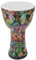 GURU SHOP Farbige Djembe/Holztrommel/Percussion Rhythmus Klang Instrument - Motiv 5/32 cm, Mehrfarbig, Musikinstrumente