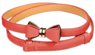 Banned Retro Kunstleder Gürtel Ocean Avenue Apricot Vintage Lack Vinyl Belt, Größe:Einheitsgröße
