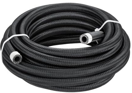 CGEAMDY Caucho Trenzado De Combustible, Manguera Gasolina NBR, Manguera Diesel Con Trenzado Textil, Acero Inoxidable Caucho Trenzado Nylon De La Línea Combustible Tubo De Combustible, Para Coches