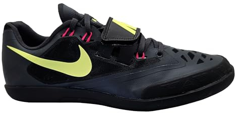 Nike Zoom SD 4 Track & Field Throwing Shoes (Anthracite/Black/Light Lemon Twist/Fierce Pink, US Footwear Size System, Adult, Men, Numeric, Medium, 10)