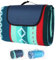 Clevich Picknickdecke Wasserdicht, 200x300 cm Fleece Campingdecke mit Isoliert Unterseite, Outdoor Decke XXL mit Tragegriff für Picknick Wandern BBQ Reisen, Grün