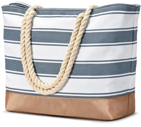 oscaurt Strandtasche Damen Tote Bag Wasserdicht Badetasche xxl Familie Strandtasche Groß Handtasche Umhängetasche Schwimmtasche Faltbare Reisetasche Geschenke für Frauen