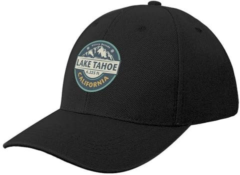 CIZIEOE Baseball Kappe Baseball Cap Lake Tahoe, Kalifornien Baseball Cap Golfmütze Baseball Cap Luxusmütze Sonnenmütze Herrenmützen Damen