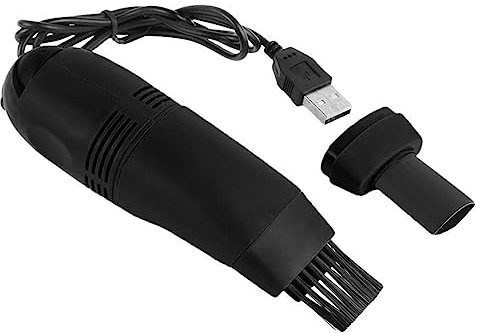 siduytin Clavier USB Machine de Nettoyage Ordinateur de Bureau Ordinateur Portable comptoir Chambre Voiture aspirateur dépoussiéreur Table extracteur de Cendres, Le Noir
