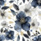 SOEWIOU Floral Peel and Stick Wallpaper, 44.5x300cm, Blue, Vintage Floral Leaf Wallpaper, Waterproof Self Adhesive Wallpaper for Bedroom Cupboard Walls