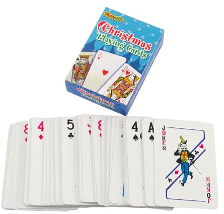That's Crackers Christmas Design Little Playing Cards | 6x4cm | Mini Gift | Cracker Filler