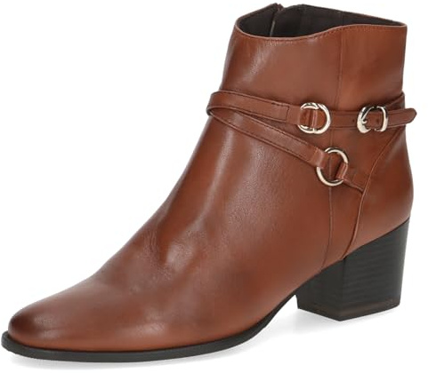 CAPRICE Damen Stiefeletten aus Leder mit Schnalle