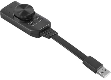 Ieron Adattatore per Scheda Audio Esterna USB Adattatore Audio Esterno a 7.1 canali Convertitore per Scheda Audio Stereo Jack per Microfono AUX da 3,5 mm per Cuffie da Gioco Auricolari Laptop Desktop