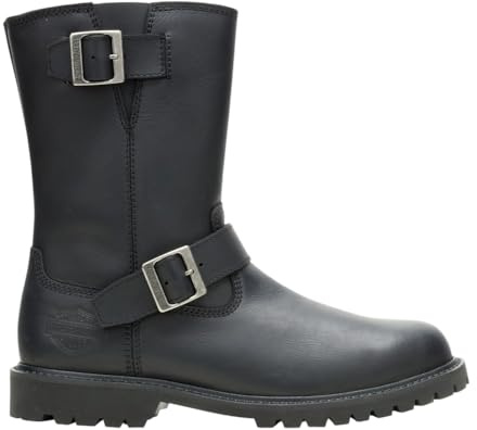 Harley-Davidson Men's Lamberton Engineer Motorcycle Boot, Black, 12