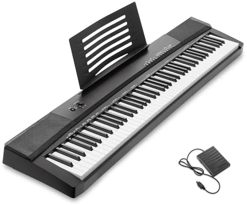 Tastiera Digitale Per Principianti Pianoforte Digitale Con Tastiera A 88 Tasti Tasti Semi-pesati Tastiera Elettronica Portatile Con Tastiera Integrata