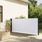 Festnight Auvent latéral rétractable 140x600 cm Store Brise Vue Jardin Retractable Store latéral Enroulable Brise Soleil Paravent Exterieur Opaque-Blanc-140 x 600 cm