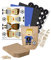 itenga DIY Fußball-Adventskalender Set zum Basteln (blau/schwarz)